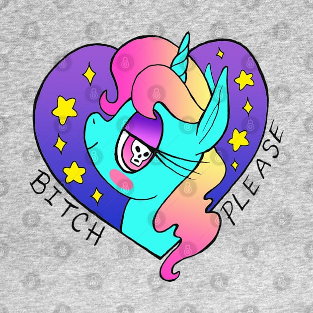 Sassy Unicorn by Luckyponytattoo